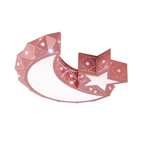 Moon Star Shaped LED Modern Ceiling Lights Flush Mount Lighting Hanging Lamp - Image 11