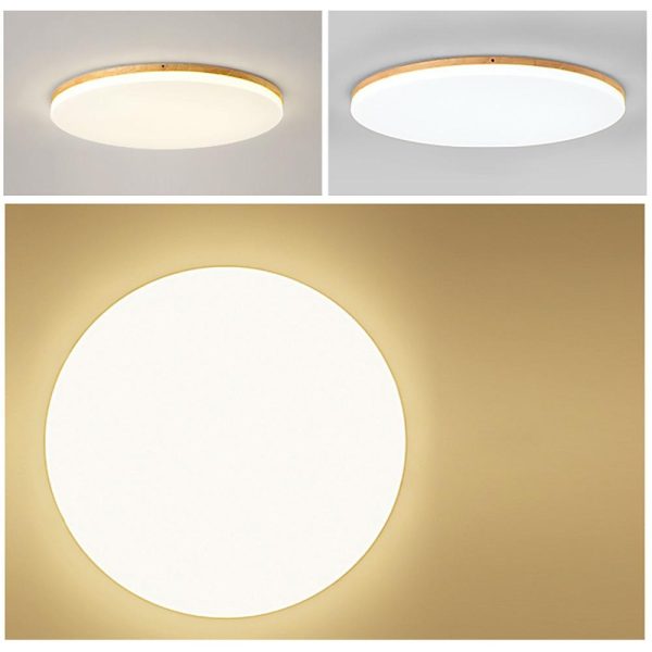 Circular Dimmable LED Nordic Ceiling Lights Flush Mount Lighting - Image 4