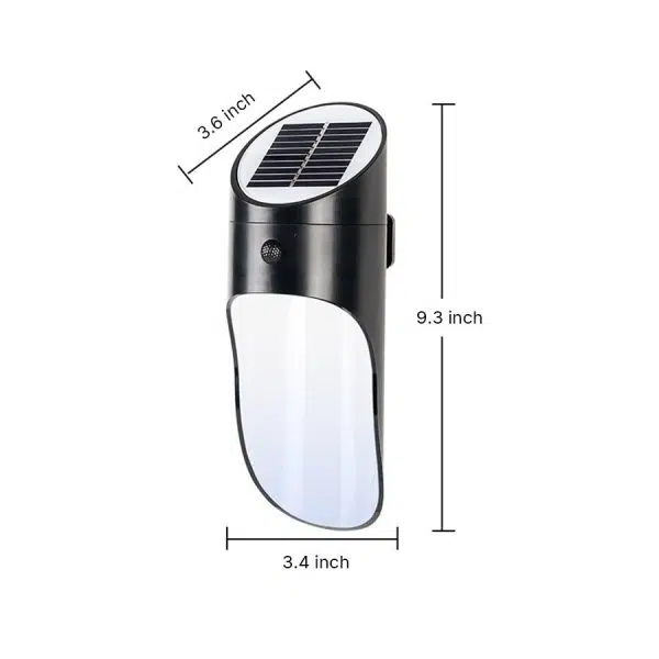 European Style Outdoor Solar LED Wall Lamp Eco-friendly Garden Lighting - Image 15