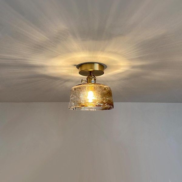 Creative Glass Lantern LED Electroplated Modern Pendant Light Ceiling Lights - Image 7