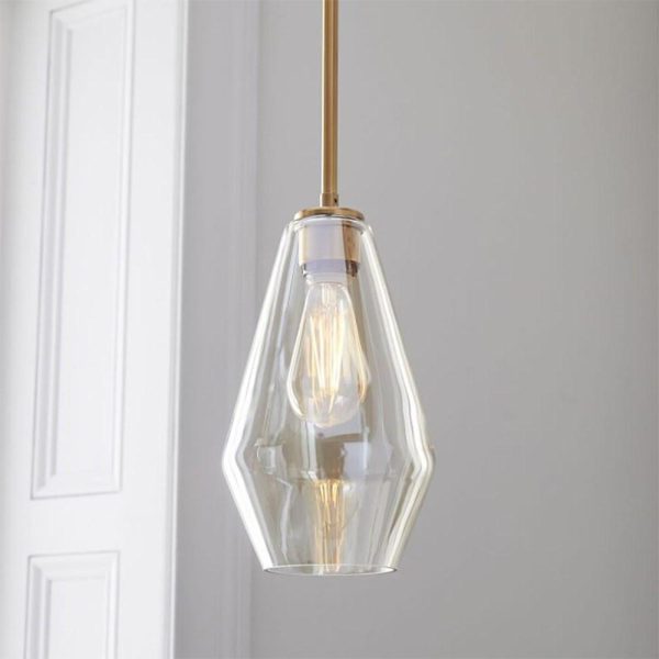 Nordic Classic Copper Glass Pendant Lights Industrial Style Droplight - Image 7