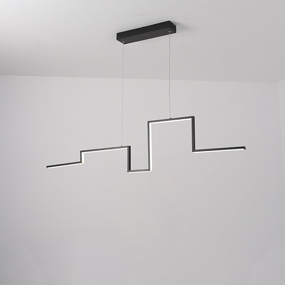flisih1564995875574-4cd82d72-ea27-42b5-b05f-36650877c99d.jpg Modern Irregular Linear 1-light Metal PVC Island Hallway LED Pendant Lighting - Image 5