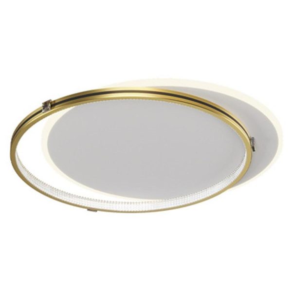 2 Circle Metal Dimmable LED Modern Ceiling Light Flush Mount Lighting - Image 8