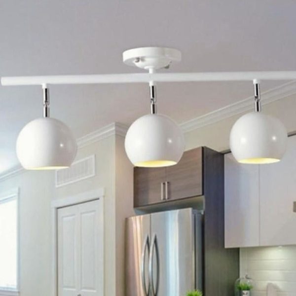 3-Light Bowled Metal Semi Flush Mount Ceiling Light ?Modern & Bright - Image 2