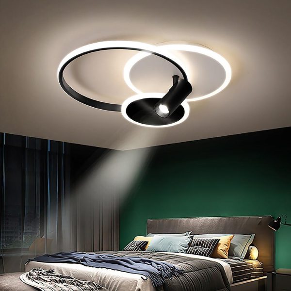 Circles Spotlights Modern LED Flush Mount Ceiling Light for Bedroom - Image 3