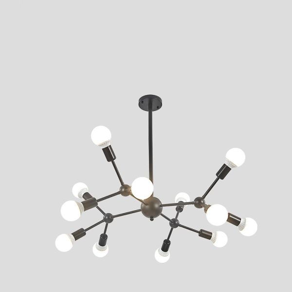Nordic Sputnik Chandelier Bubble Chandelier Brass Chandelier 12 Bulbs - Image 4