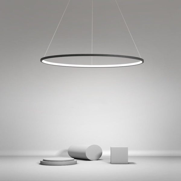 Circle Linear Modern Chandelier Pendant Lights - Image 2