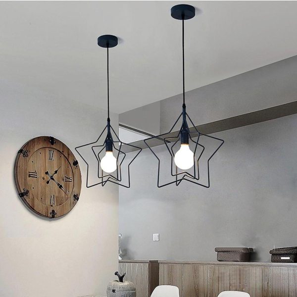 Multiple Star Shaped LED Modern Pendant Light Hanging Lamp Island Lights - Image 6