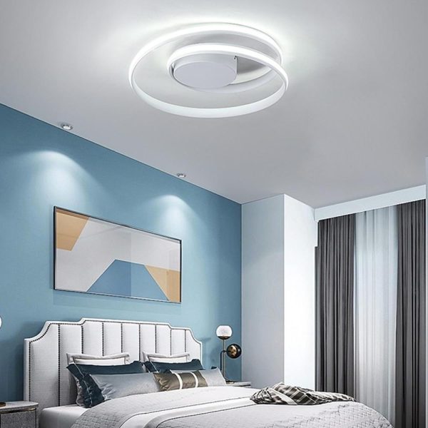 Spiraling Circular LED Modern Ceiling Lights Flush Mount Lighting - Image 2