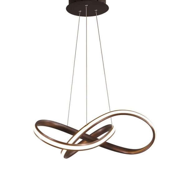 Mobius Ring Pendant 1-light Cluster LED Ceiling Light - Image 10