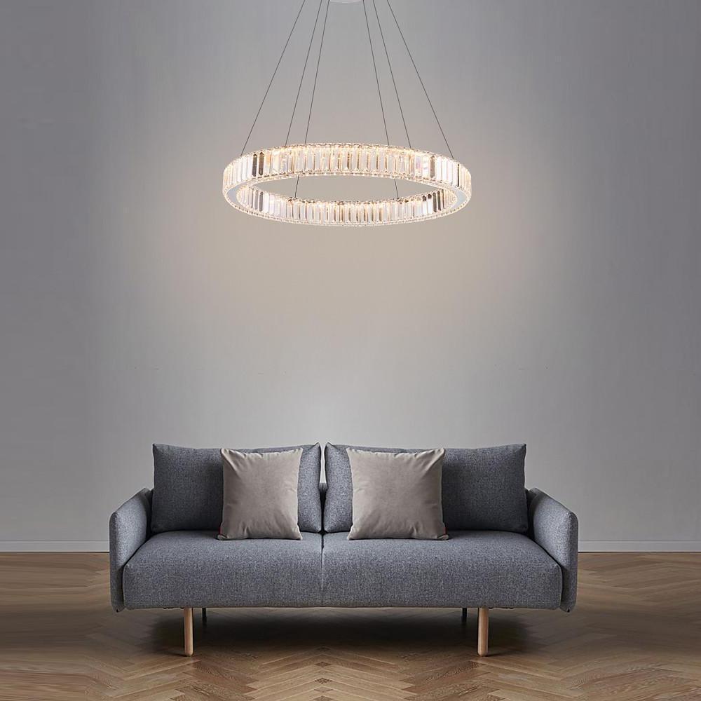 hygb1605334541686-442679-c032168d-7e3a-4089-a2c2-419dd5d074ba.jpg Luxury 1-Light Ring Shaped Wagon Wheel Chandelier in Gold Finish - Image 1