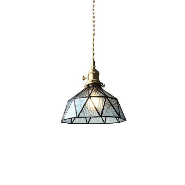 Lantern Industrial Island Kitchen Pendant Lighting Glass Metal Pendant Lighting - Image 2