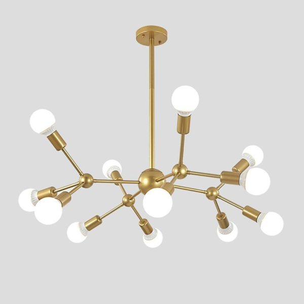 Nordic Sputnik Chandelier Bubble Chandelier Brass Chandelier 12 Bulbs - Image 5