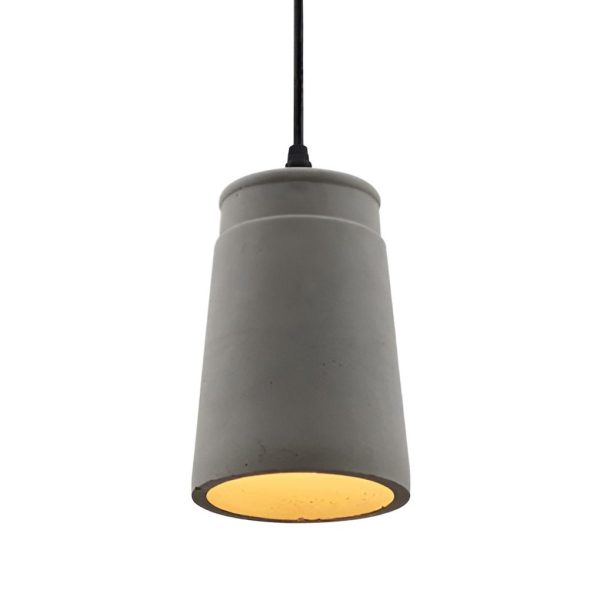 Industrial Style Cement Pendant Light Hanging Lamp Farmhouse Chandelier - Image 9