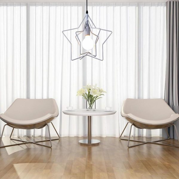Multiple Star Shaped LED Modern Pendant Light Hanging Lamp Island Lights - Image 8
