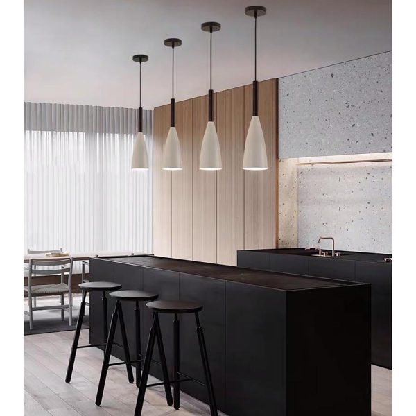 Cone LED Modern Minimalist Island Lights Pendant Light Hanging Lamp - Image 7