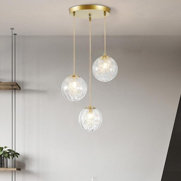 Nordic Artistic Glass Pendant Lighting Globe Pendant Lighting - Image 5