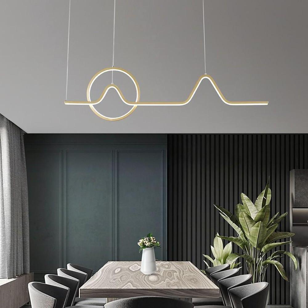 irkcjf1622515390510-1b6c3102-b161-4dba-98c7-83184f0179f6-918956.jpg Minimalist Waves Circles Design Pendant Lighting Modern LED Kitchen Lighting Dining Room Lighting Ceiling Light - Image 1
