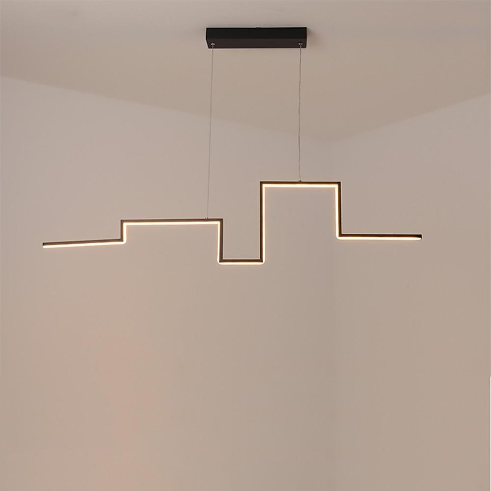 isgira1564995871844-1f2bd918-e1a4-4d02-b2cb-7560acc683a1.jpg Modern Irregular Linear 1-light Metal PVC Island Hallway LED Pendant Lighting - Image 3