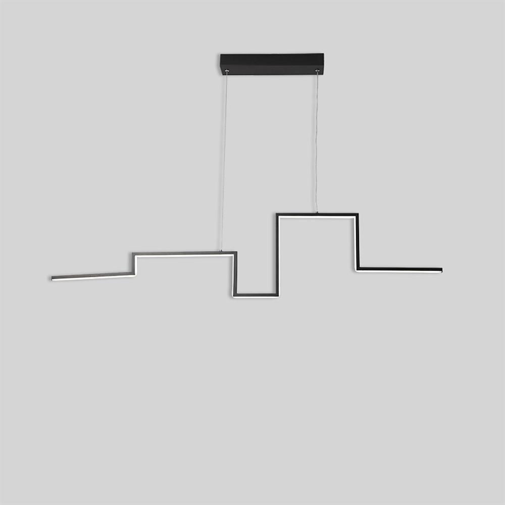 iyalep1564995872630-61ffbc7a-066c-4602-b47c-787ca75db376.jpg Modern Irregular Linear 1-light Metal PVC Island Hallway LED Pendant Lighting - Image 4
