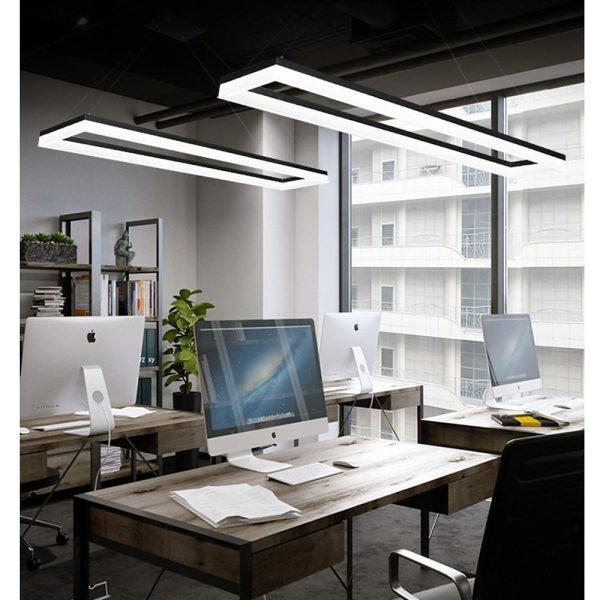 Rectangular Dining Room Chandeliers LED Modern Chandeliers - Image 4
