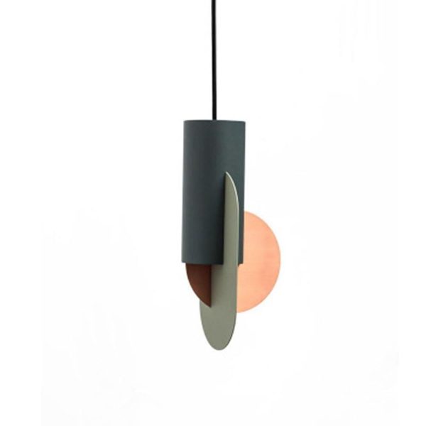 Creative Geometric Electroplated Metal LED Modern Pendant Lighting - Image 3
