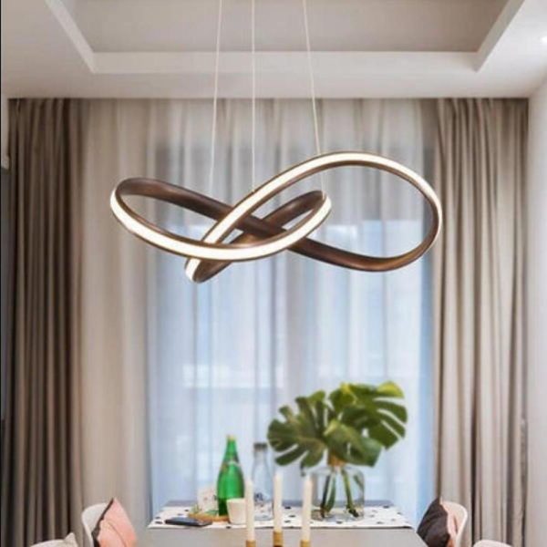Mobius Ring Pendant 1-light Cluster LED Ceiling Light - Image 6