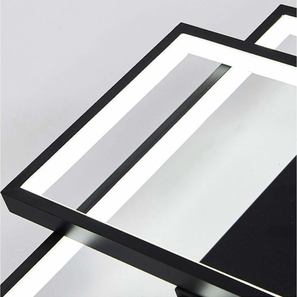 Display Of Rectangles Abstract LED Flush Mount Ceiling Lights for Bedroom - Image 25