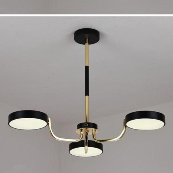 3 Lights Circular LED Modern Chandeliers Kitchen Pendant Lighting - Image 5