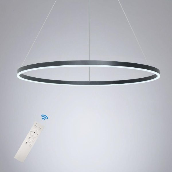 Geometric Slimline Circular Pendant Entry Light Dimmable Ceiling Light - Image 12