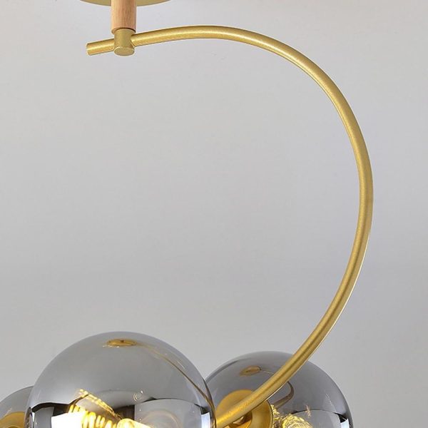 5-Light Cluster Globe Chandelier Dining Room Chandelier - Image 12