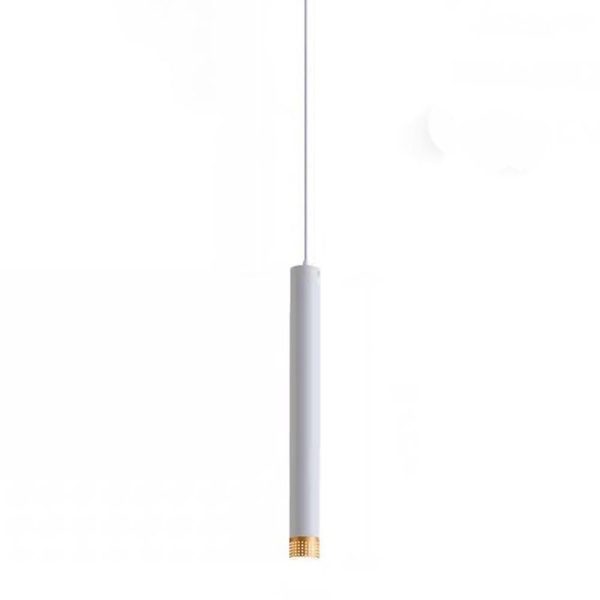 Elongated LED Industrial Linear Pendant Light Metal Island Hanging Lighting - Image 5