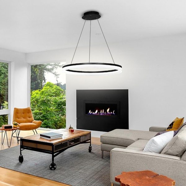 Flat Circular Island Kitchen Pendant Lighting Contemporary Pendant Light - Image 2