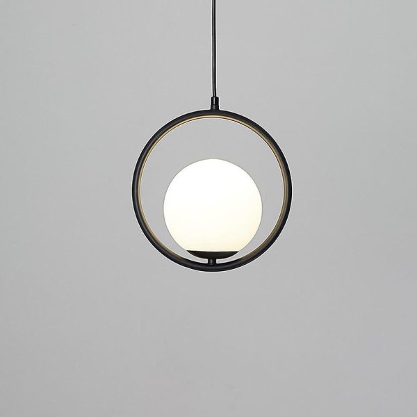Circle Glass Globe Pendant Light Island Kitchen Dining Room Lighting - Image 5