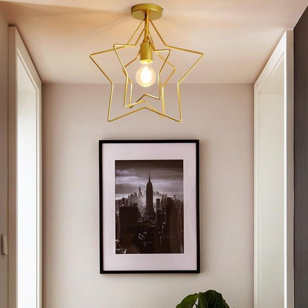 Multiple Metal Star LED Modern Pendant Lighting Hanging Ceiling Lights - Image 2