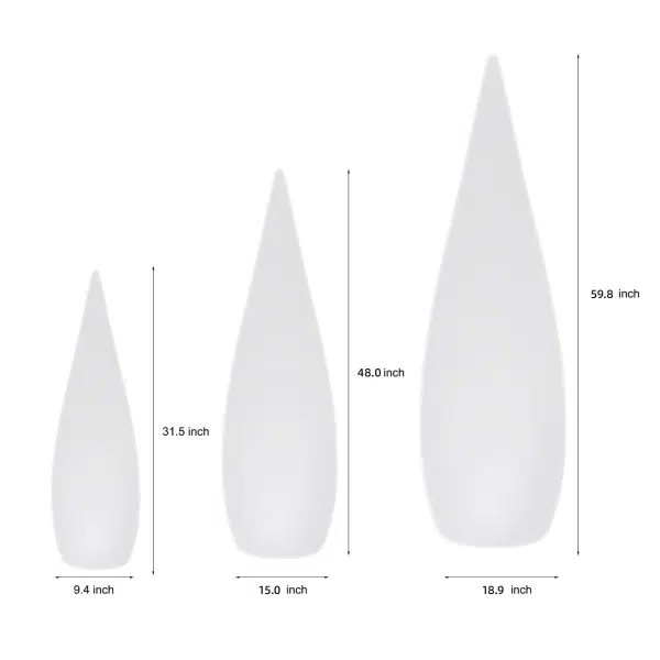 Three-Way Powered Water Drop LED Floor Lamp - Image 8