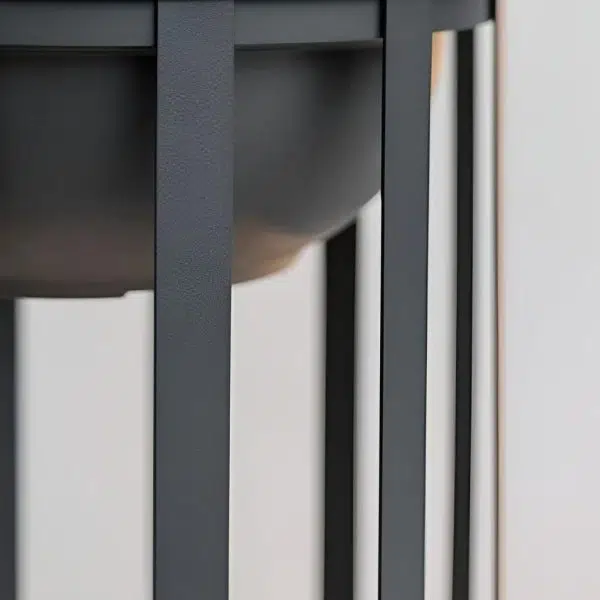 Industrial Solar Outdoor LED Floor Lantern Lamp with Tray - Image 15