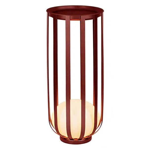 Industrial Solar Outdoor LED Floor Lantern Lamp with Tray - Image 10