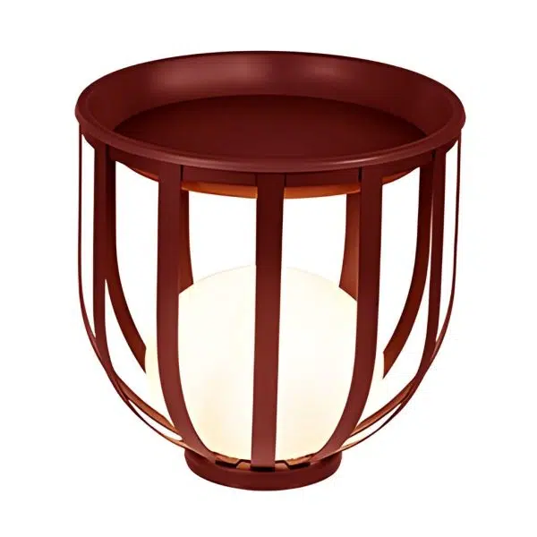 Industrial Solar Outdoor LED Floor Lantern Lamp with Tray - Image 9