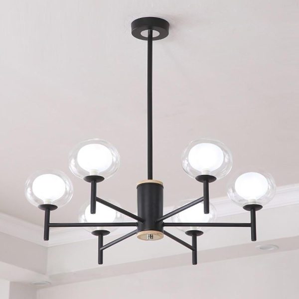 Nordic Sputnik Chandelier Industrial LED Bubble Chandelier 18 Bulbs - Image 7