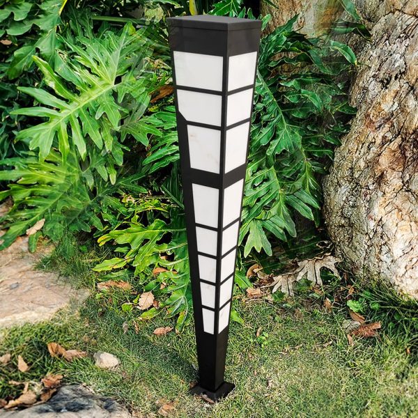 LED Outdoor Post Lights Garden Lights Outside Lights Geometric Shaped  Patio Lights - Image 4