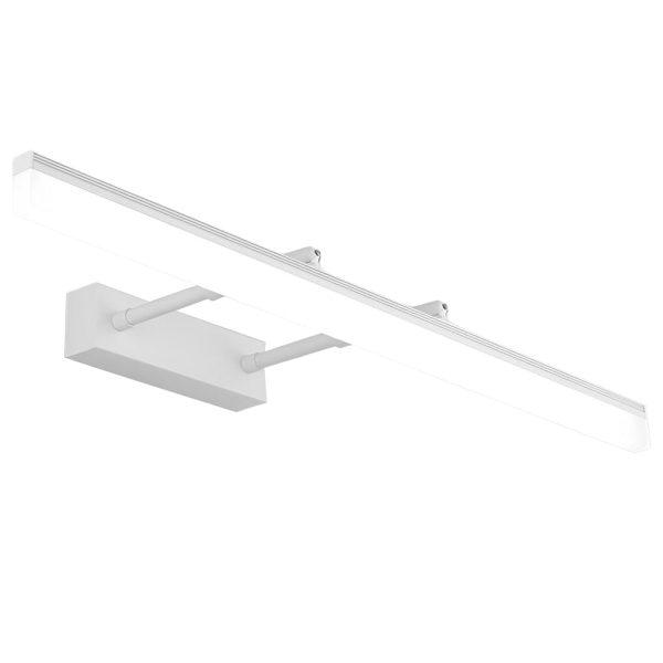 Retractable Over Mirror Bathroom Vanity Light with Acrylic Bar and Stainless Steel Fixture - Image 11