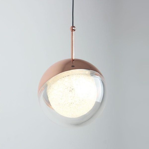 Mini Globe Cluster Design Chandelier Light Metal Acrylic Ceiling Light 6 Bulbs - Image 5