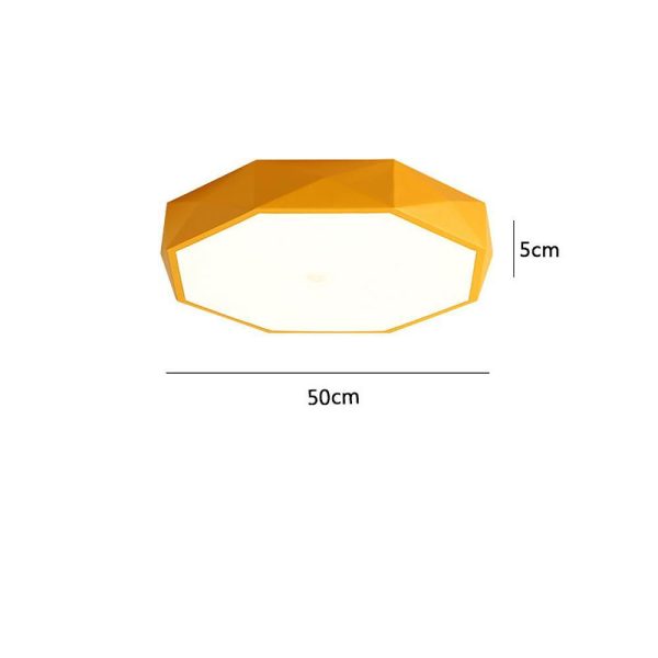 Octagonal Bedroom LED Flush Mount Ceiling Light for Baby Kids - Image 8
