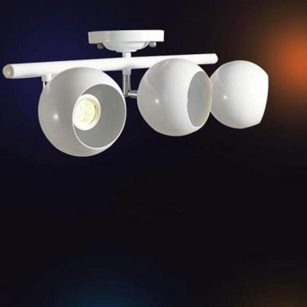 3-Light Bowled Metal Semi Flush Mount Ceiling Light ?Modern & Bright - Image 8