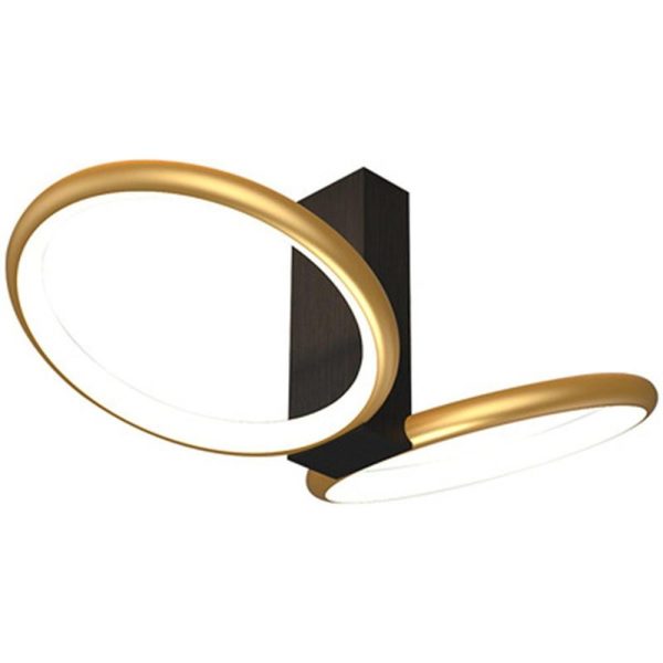 Squares Reflective Gold Flush Mount Light LED Ceiling Light - Image 7