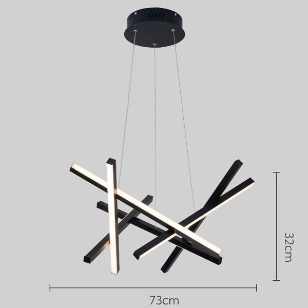 8-light Modern LED Sputnik Chandelier Stylish Island Lighting for Kitchen, Dining Room - Image 14