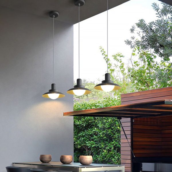 Minimalist Outdoor Waterproof LED Chandelier for Villa Garden Sun Room - Image 2