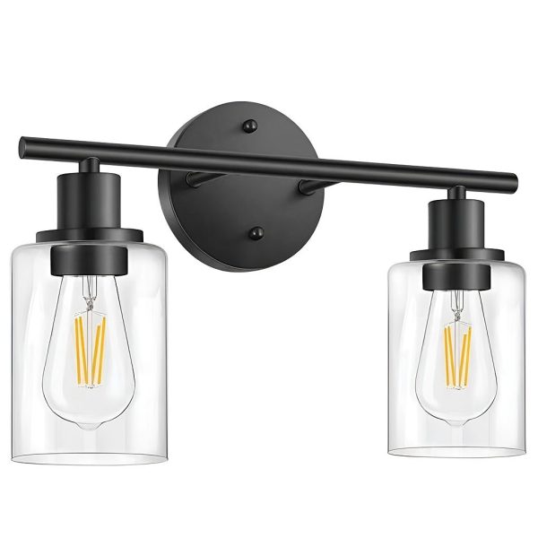 Industrial Plug-In Glass Wall Sconce Creative Bathroom & Bedroom Vanity Lighting - Image 8