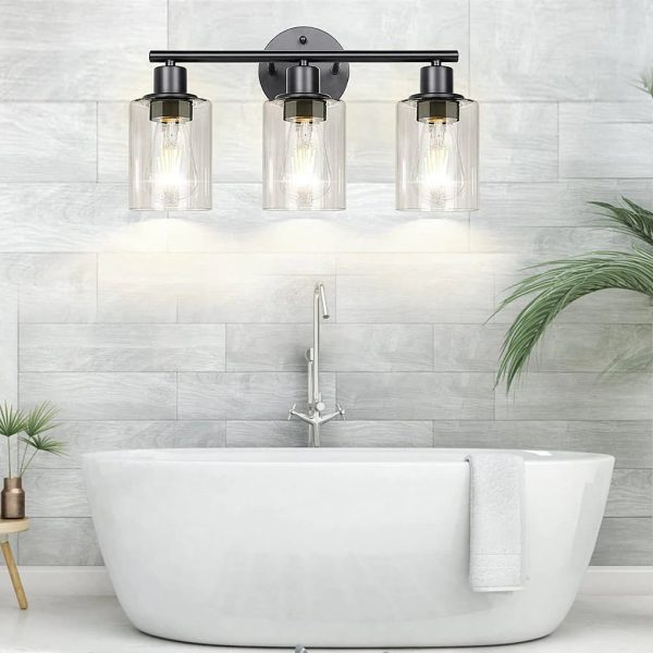 Industrial Plug-In Glass Wall Sconce Creative Bathroom & Bedroom Vanity Lighting - Image 2